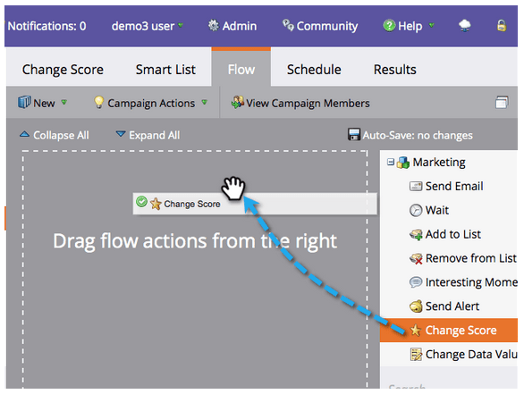 marketo lead scoring - Change Score Option